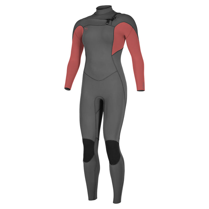WOMEN'S NINJA 4/3MM CHEST ZIP FULL WETSUIT