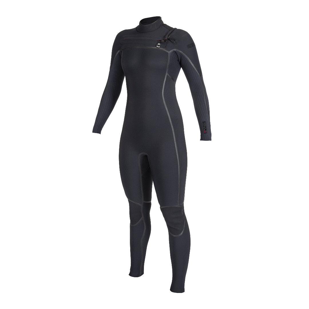 WOMEN'S HYPERFREAK FIRE 4/3MM+ CHEST ZIP FULL WETSUIT