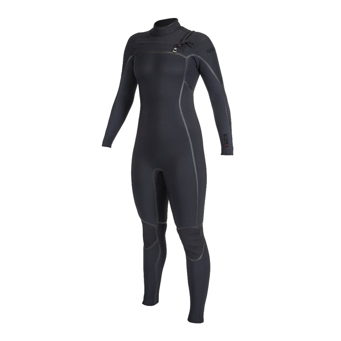 WOMEN'S HYPERFREAK FIRE 4/3MM+ CHEST ZIP FULL WETSUIT
