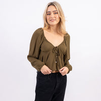 Womens Noah Nayal Floral Long Sleeve Top