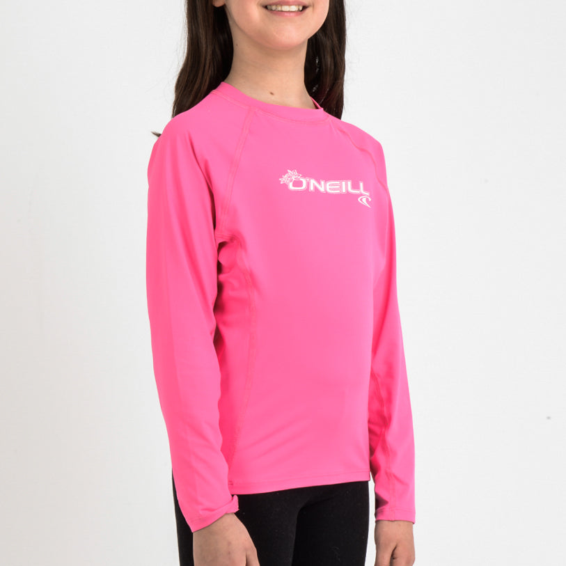 Girls Long Sleeve Rash Vest