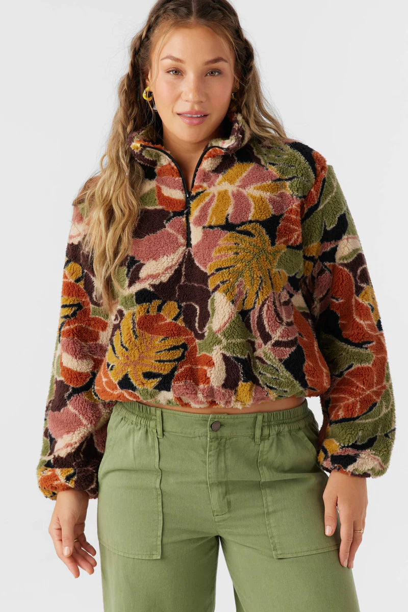 WOMENS KACEY HIGH PILE FLEECE PULLOVER
