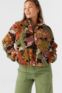 WOMENS KACEY HIGH PILE FLEECE PULLOVER