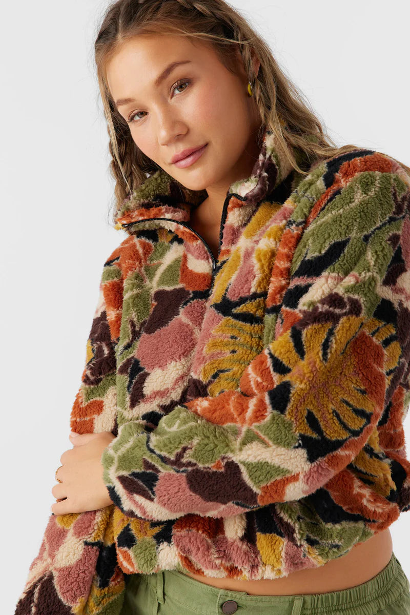 WOMENS KACEY HIGH PILE FLEECE PULLOVER