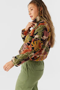 WOMENS KACEY HIGH PILE FLEECE PULLOVER