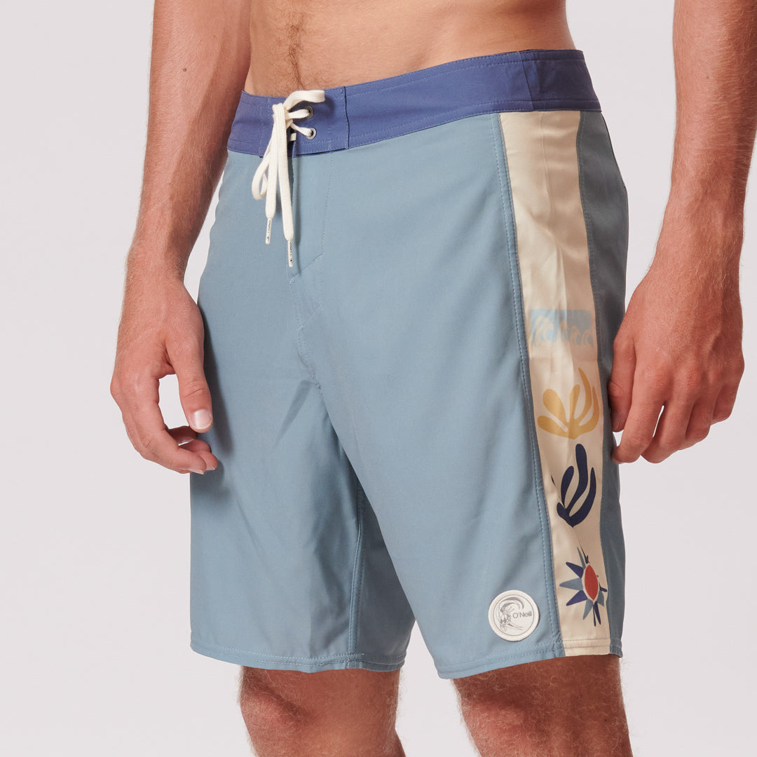 Retro Side Panel Rider 18" Boardshort