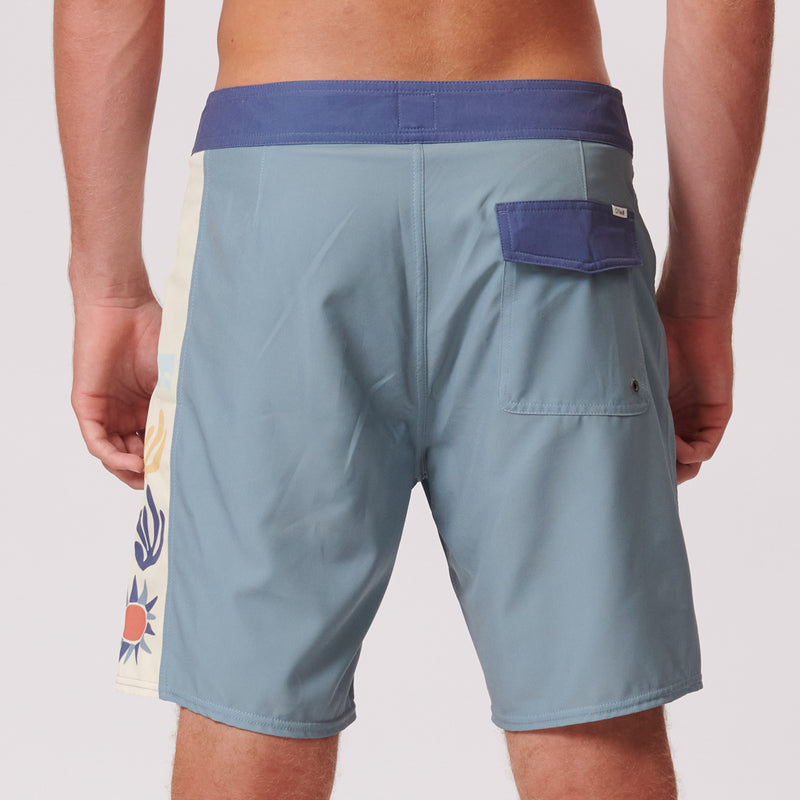 Retro Side Panel Rider 18" Boardshort