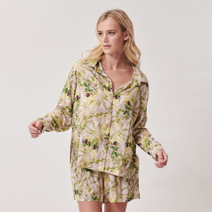 Women's Button Up Beach Vintage Shirt