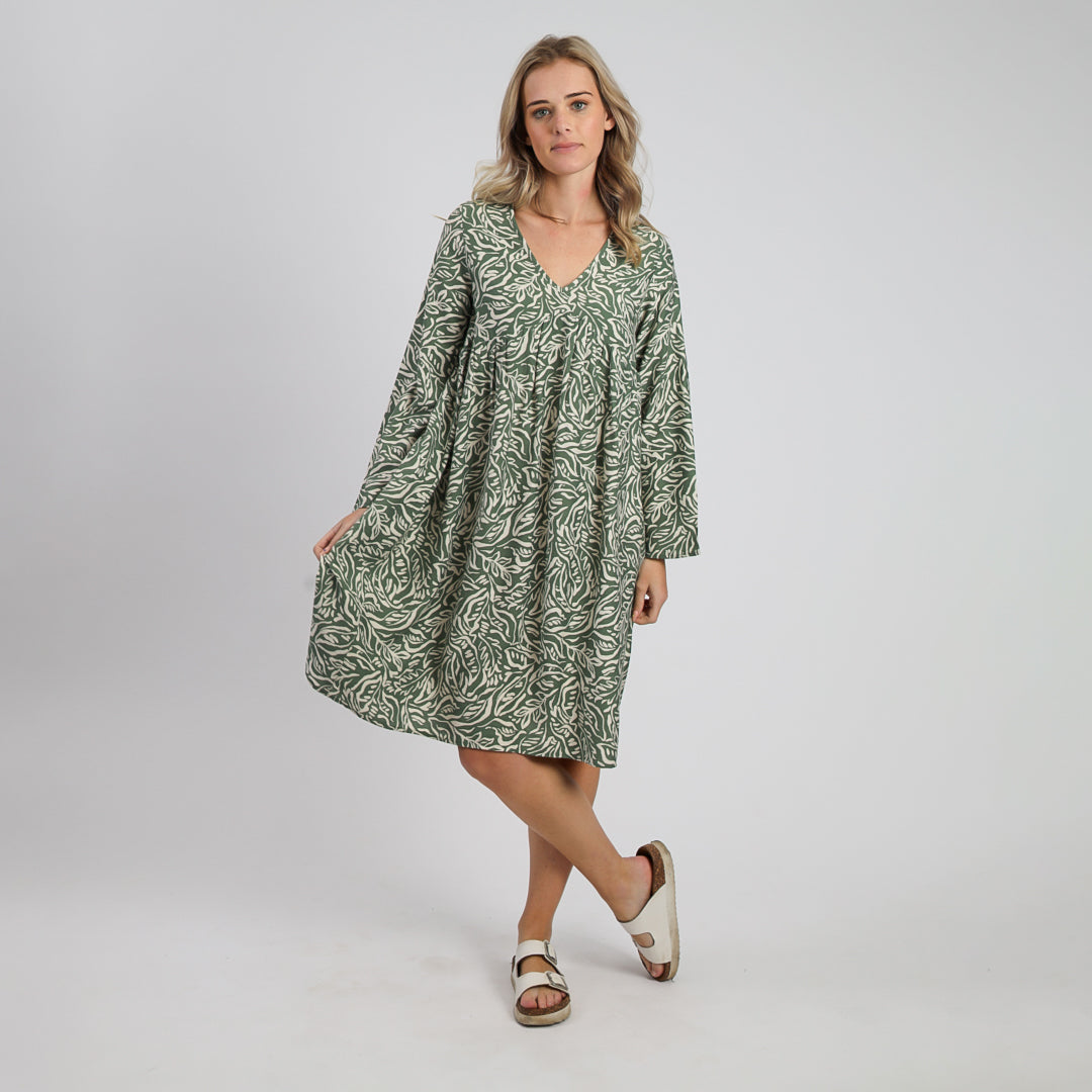 WOMEN'S LUX LUNAR LONG SLEEVE DRESS
