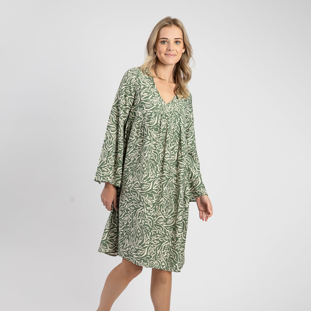 WOMEN'S LUX LUNAR LONG SLEEVE DRESS