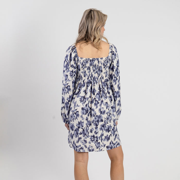 WOMEN'S GRACYN PALM LONG SLEEVE DRESS