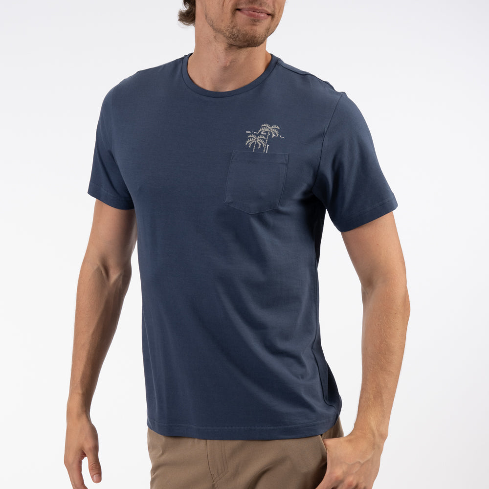 Palm Peeks Tee