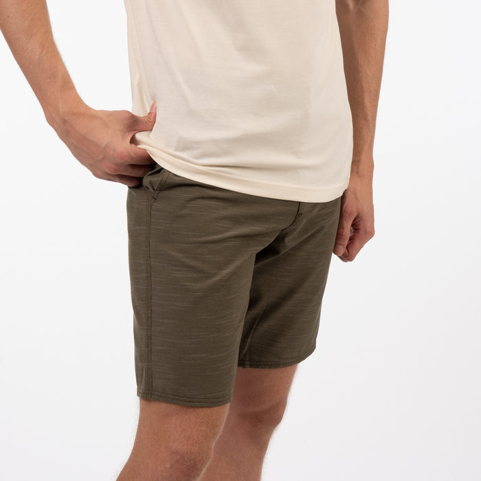 Portola Slub Check 20" Shorts