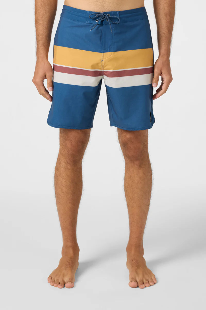 Cruzer Stripe Scallop 18" Boardshort