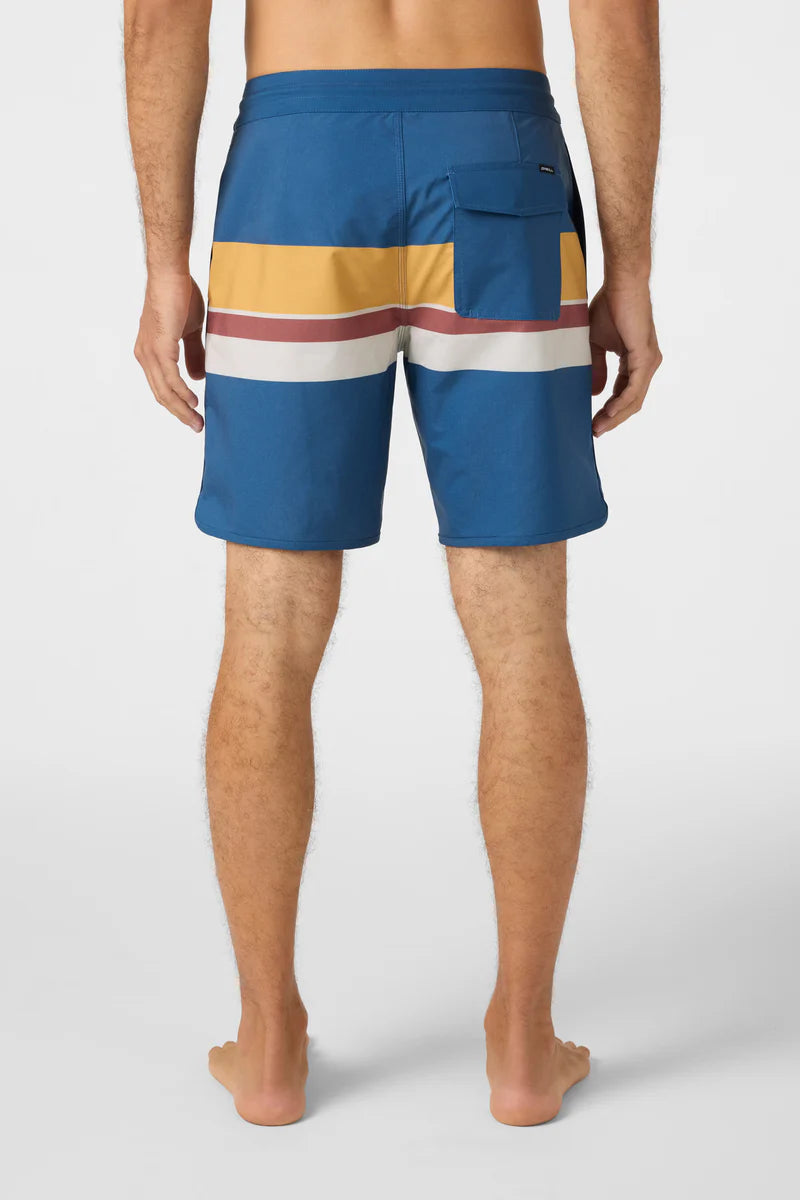 Cruzer Stripe Scallop 18" Boardshort
