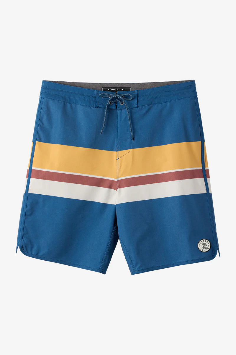Cruzer Stripe Scallop 18" Boardshort