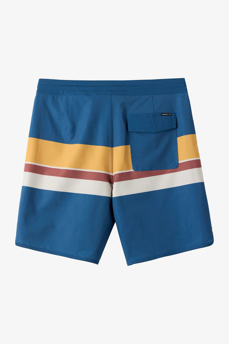 Cruzer Stripe Scallop 18" Boardshort