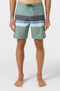 Cruzer Stripe Scallop 18" Boardshort
