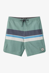 Cruzer Stripe Scallop 18" Boardshort