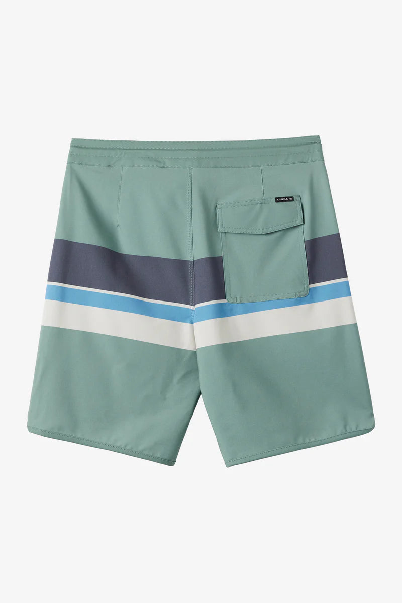Cruzer Stripe Scallop 18" Boardshort