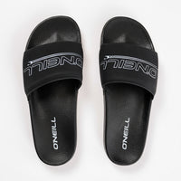 Black slides with 'O'Neill' branding on a white background