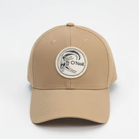 Beige cap with O'Neill logo on a white background