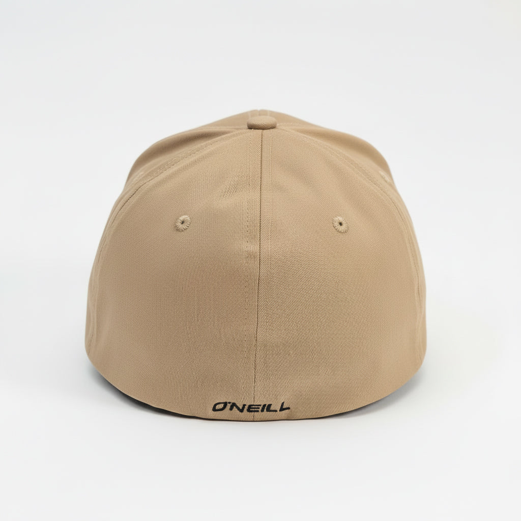 Beige cap with 'O'Neill' logo on a white background