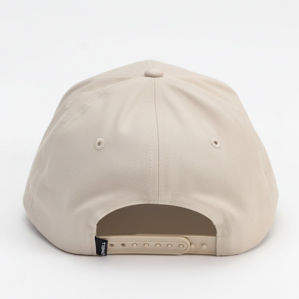 Beige baseball cap on a white background