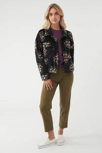 WOMENS COLLEEN CROP SUPERFLEECE JACKET