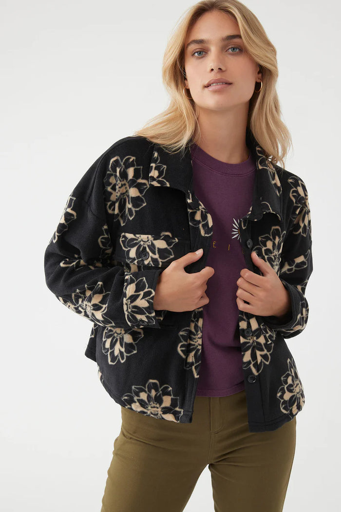 WOMENS COLLEEN CROP SUPERFLEECE JACKET