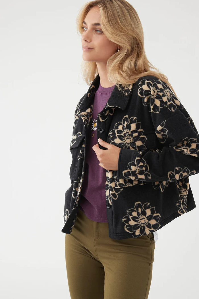 WOMENS COLLEEN CROP SUPERFLEECE JACKET