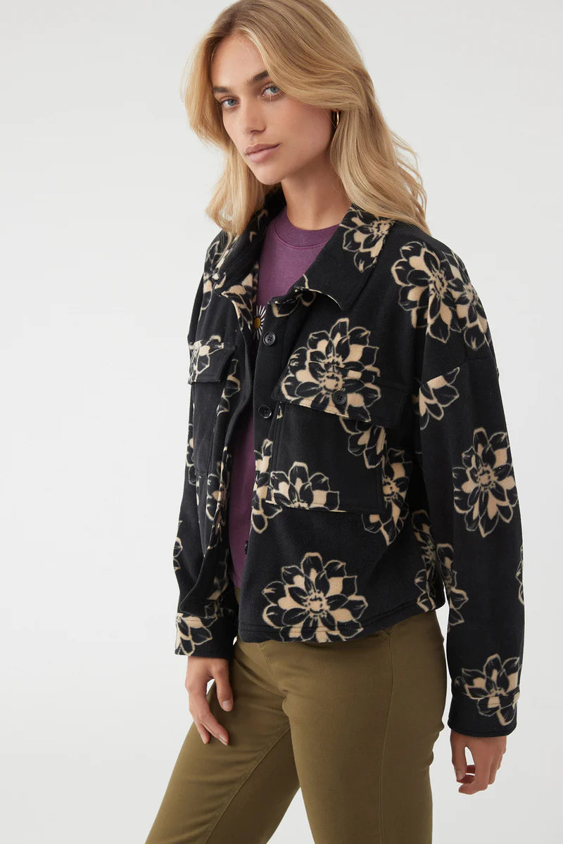 WOMENS COLLEEN CROP SUPERFLEECE JACKET