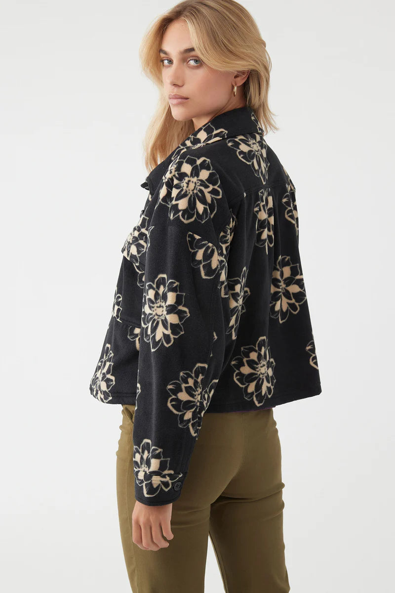 WOMENS COLLEEN CROP SUPERFLEECE JACKET