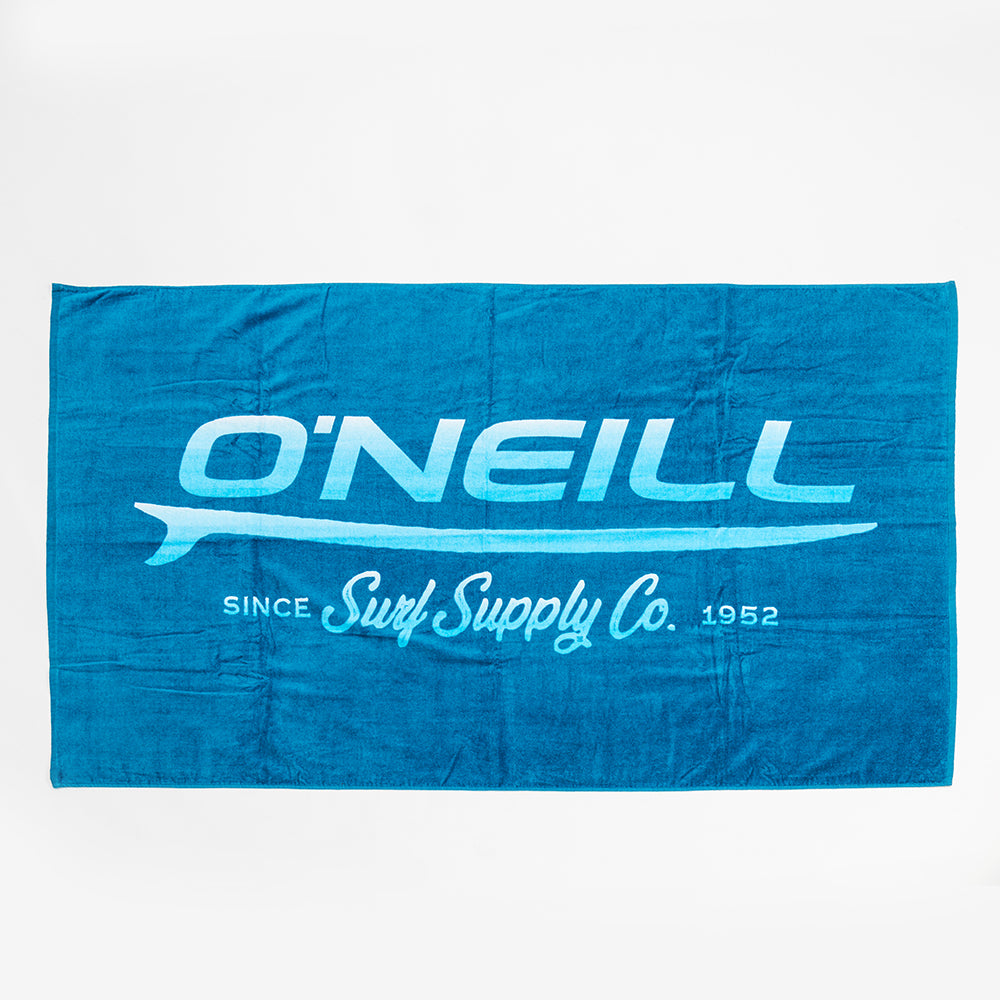 Blue Current Beach Towel
